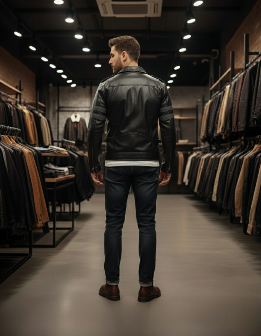 Evil Leather Jacket - Image 3