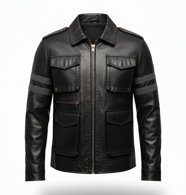 Evil Leather Jacket - Image 4
